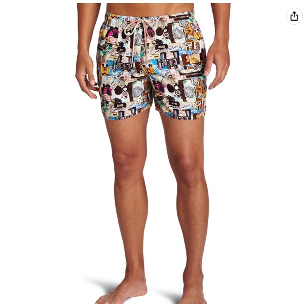 Ted Baker Men's Pomgran Swim Short bathing suit size 4 nwot